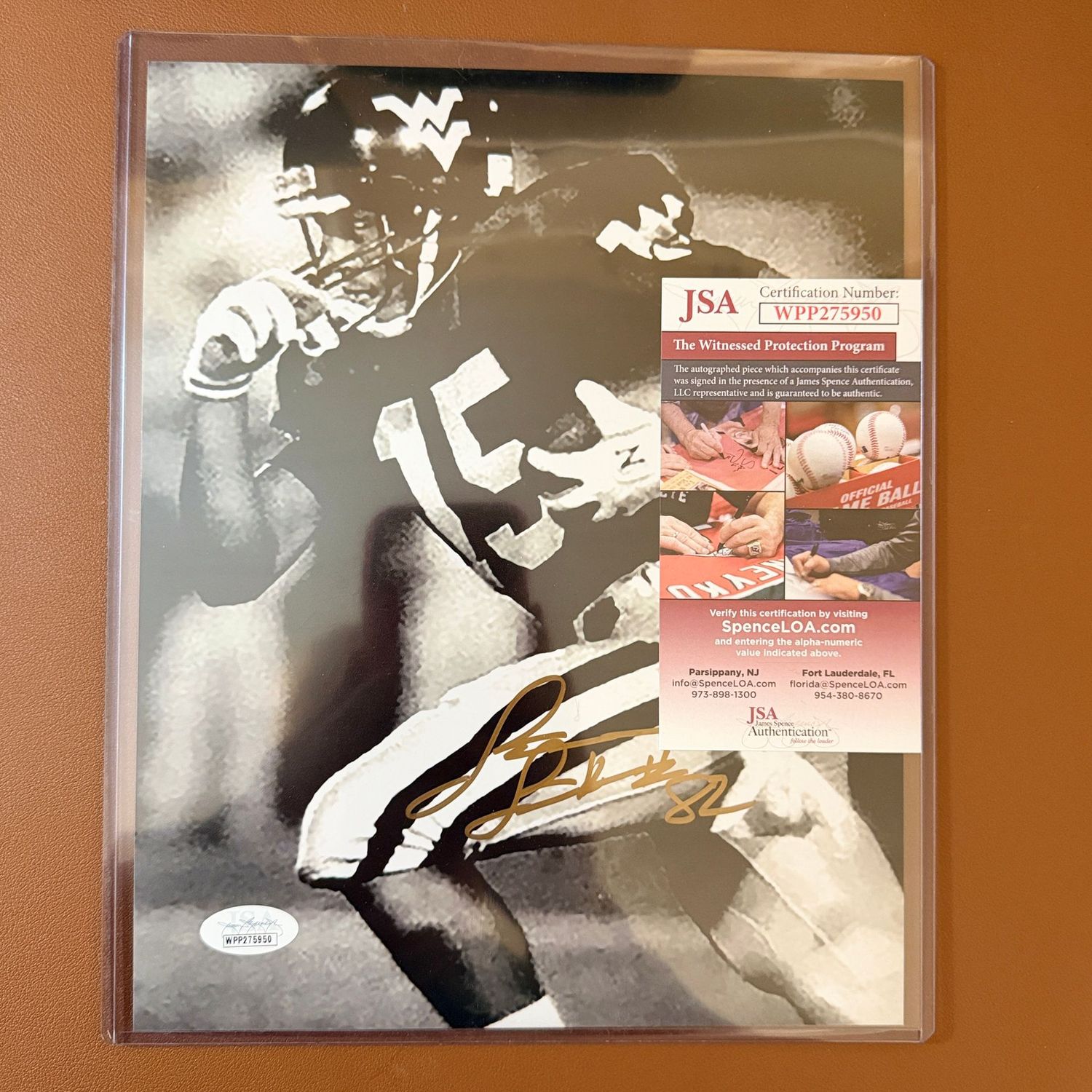 Autographed 8x10 #47 James Jett, JSA certified