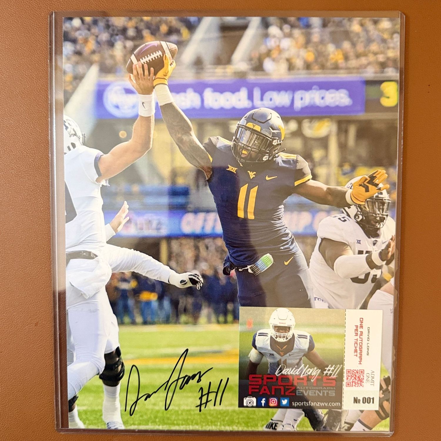 Autographed 8x10 #58 David Long