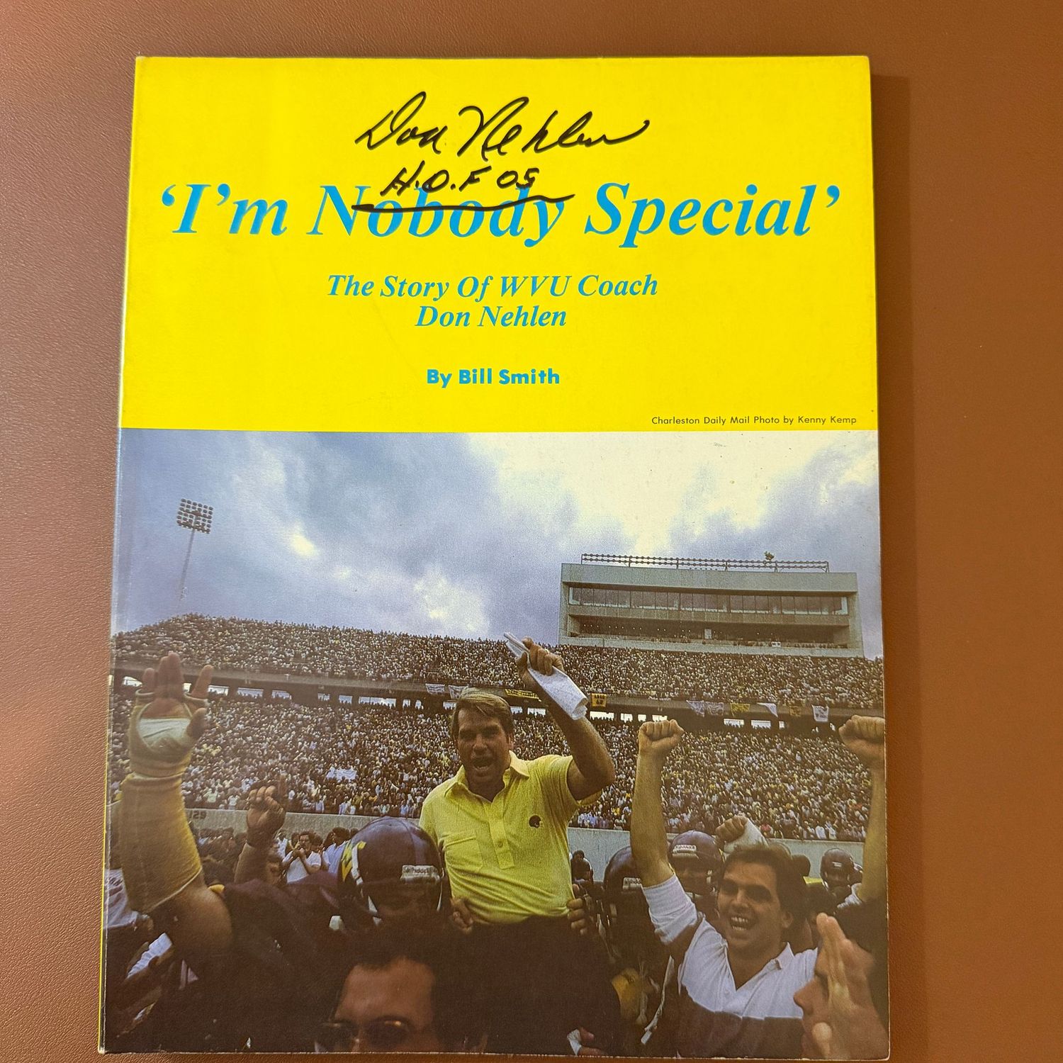Autographed I'm Nobody Special book by Bill Smith, #81 Don Nehlen