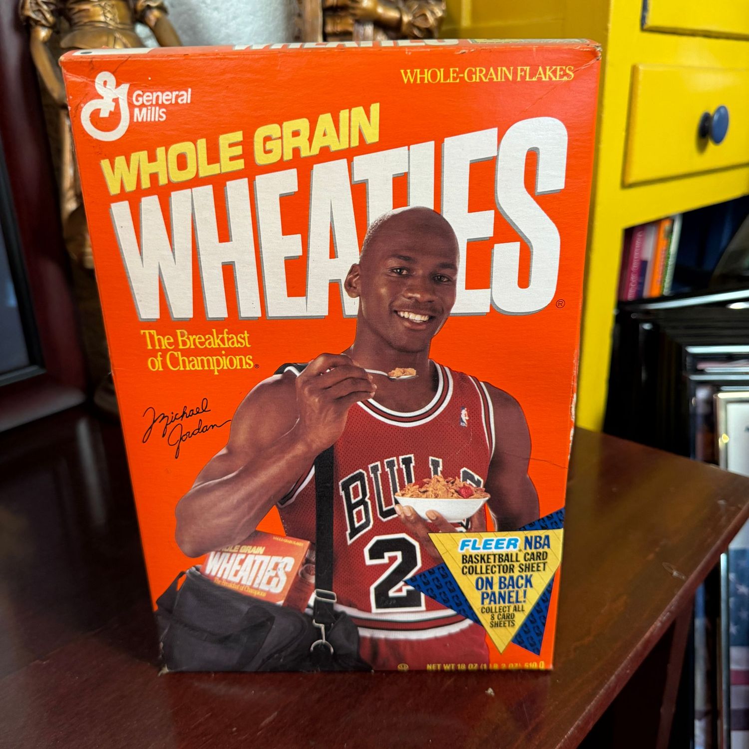 Box of Wheaties Michael Jordan, empty