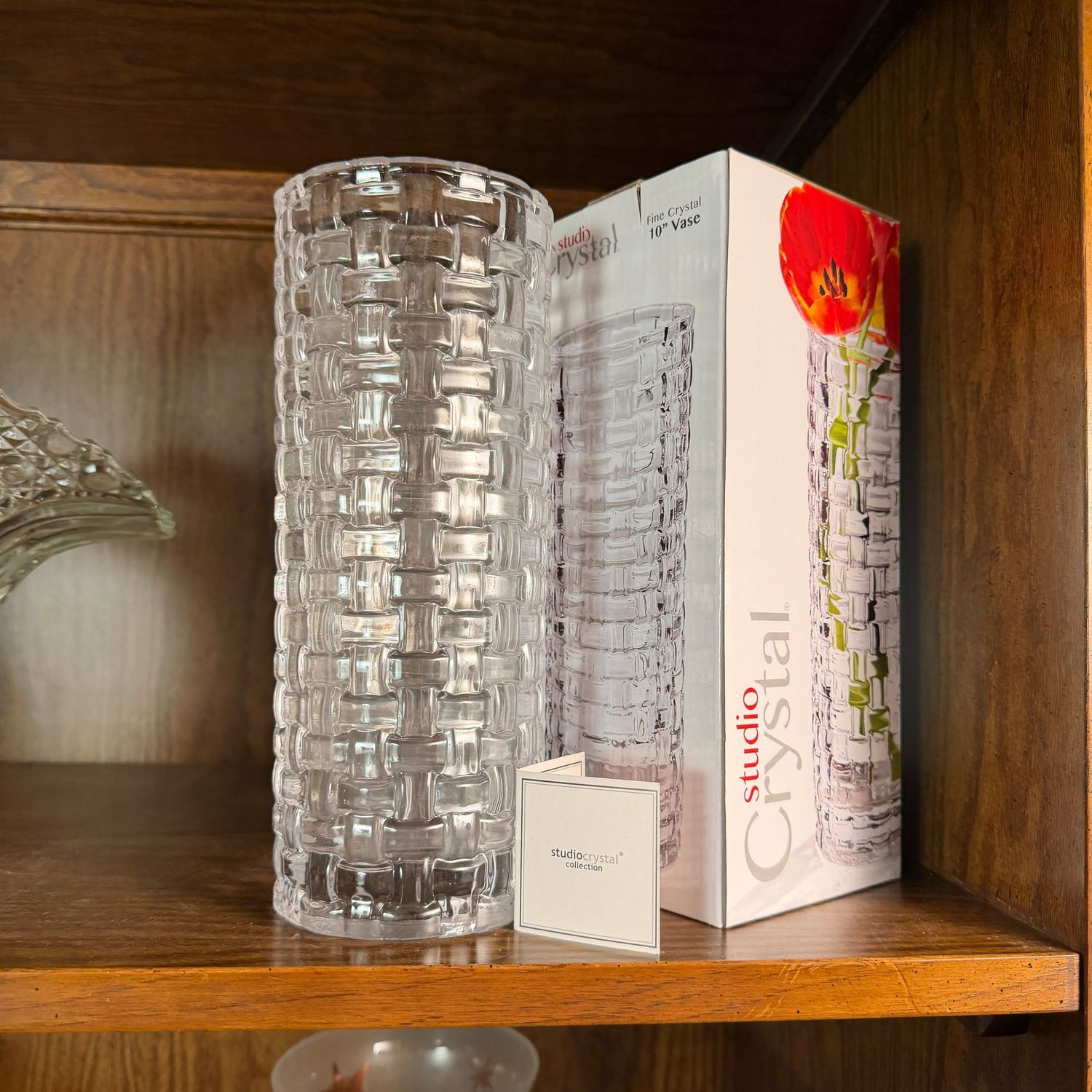 Studio Crystal 10" vase