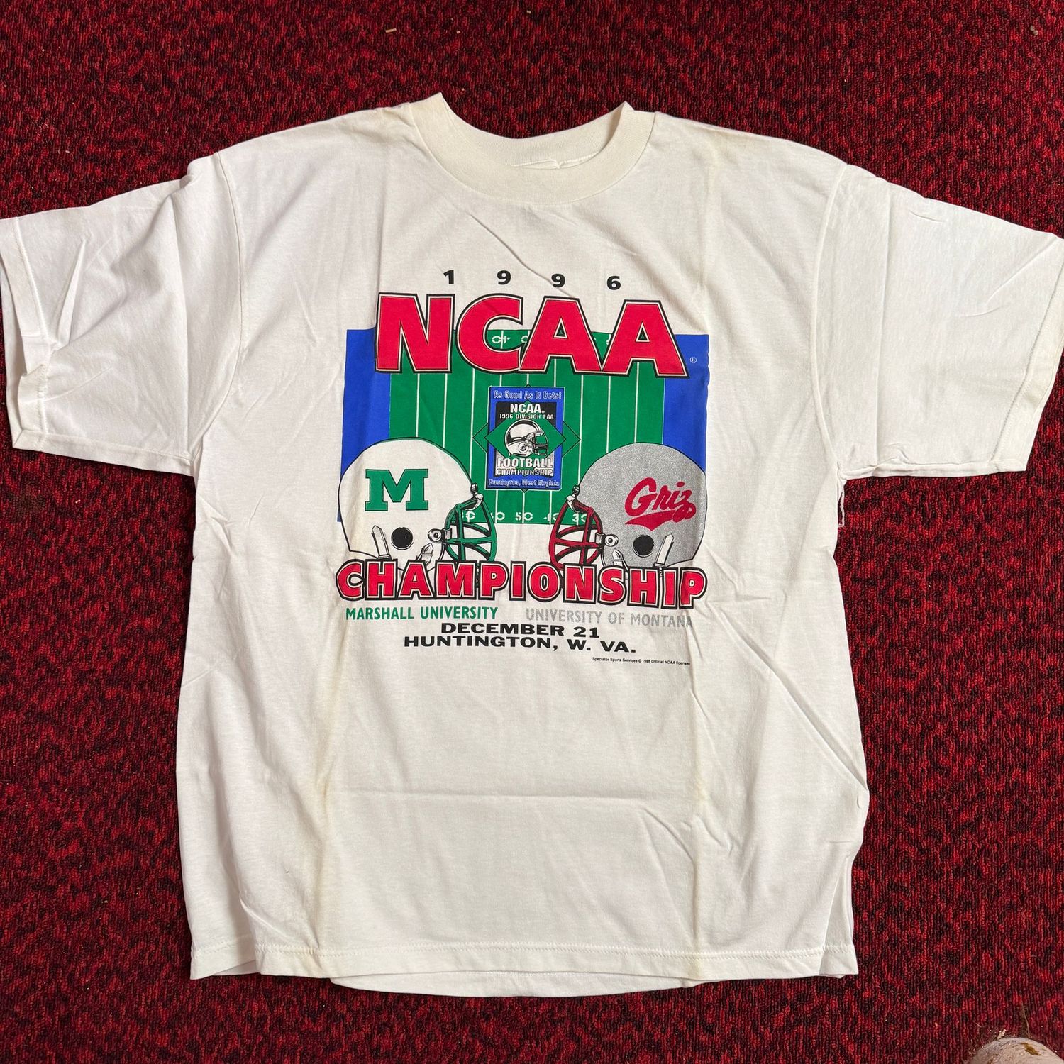 Vintage t-shirt, 1996 NCAA Championship, Marshall vs. Montana University, XL