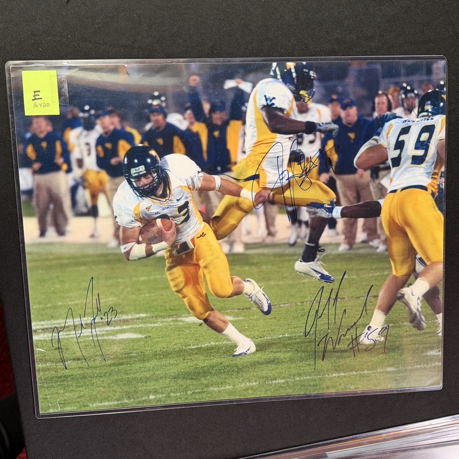 Autographed 16x20 E: Mike Lorello, Jahmile Addae, & Jeff Noechel