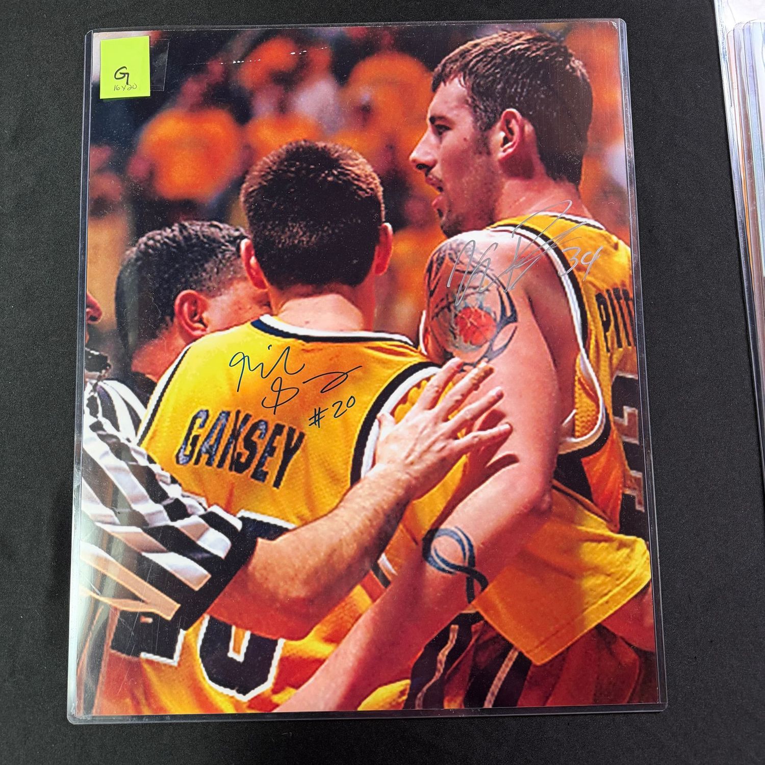 Autographed 16x20 G: Mike Gansey & Kevin Pittsnogle