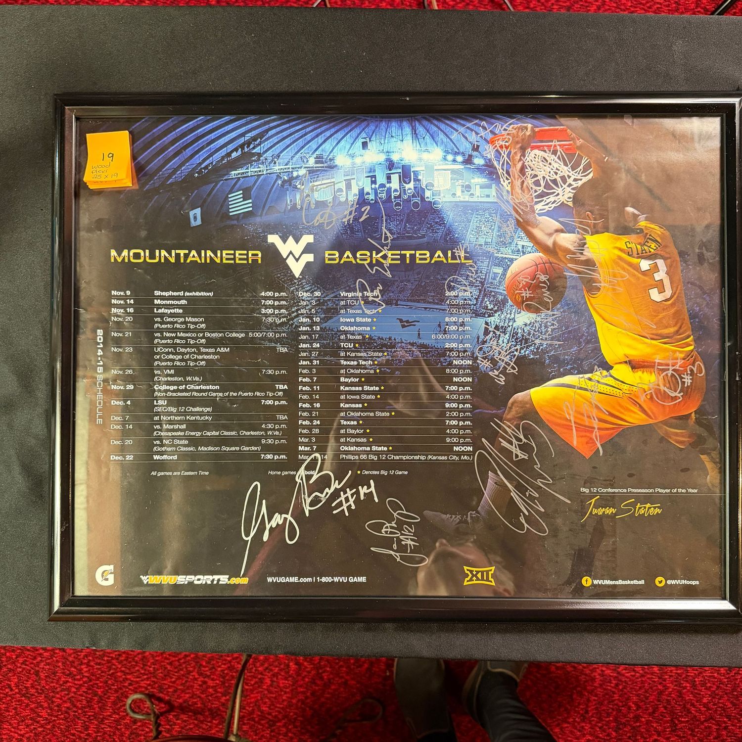 Framed & Signed (Wood w/plexiglass) 21x31, #19, Bary Browne, Tarik Phillip, Richard Romeo & more