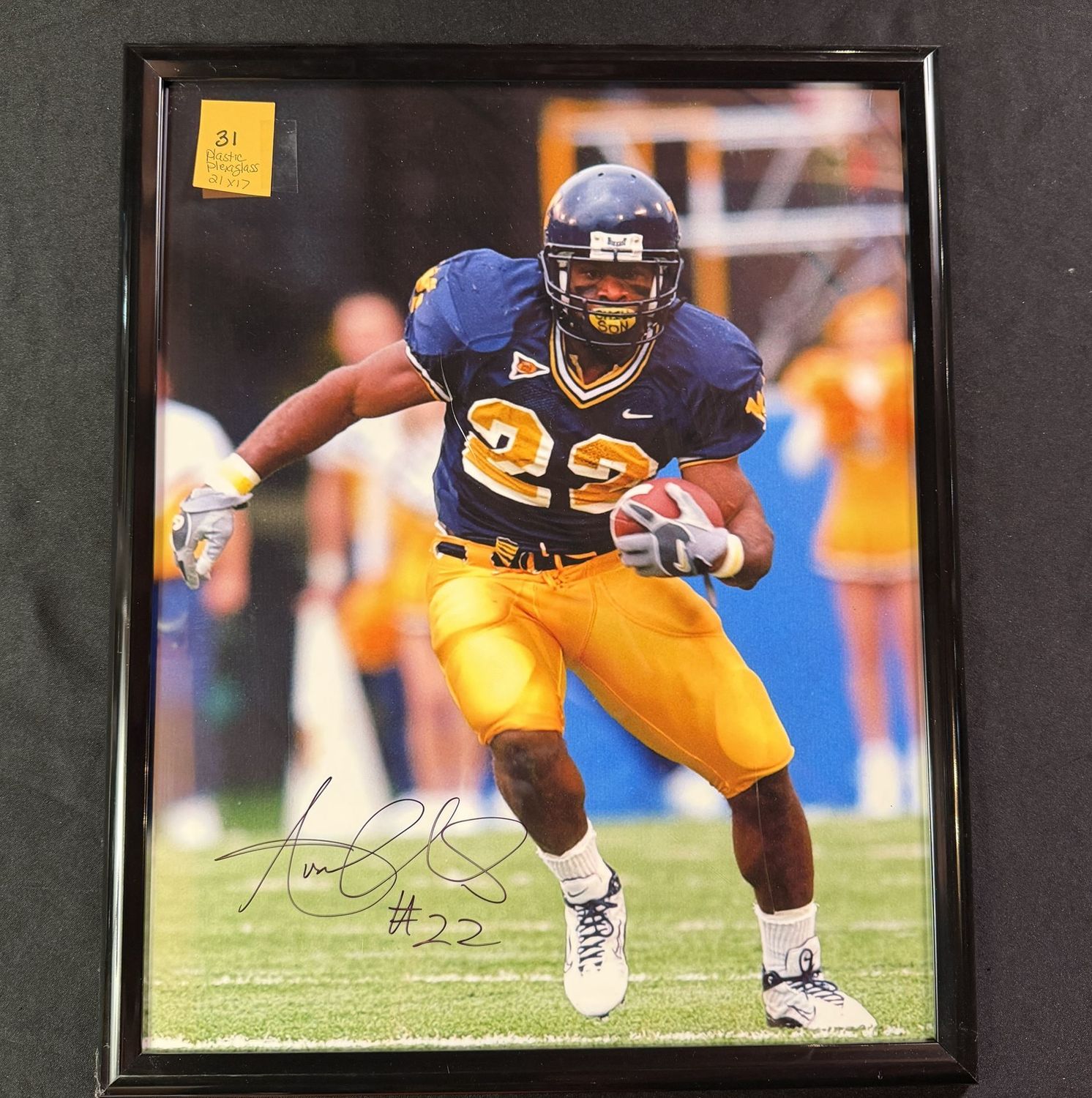 Framed & Signed (plastic w/plexiglass) 21x17, #31, Avon Cobourne