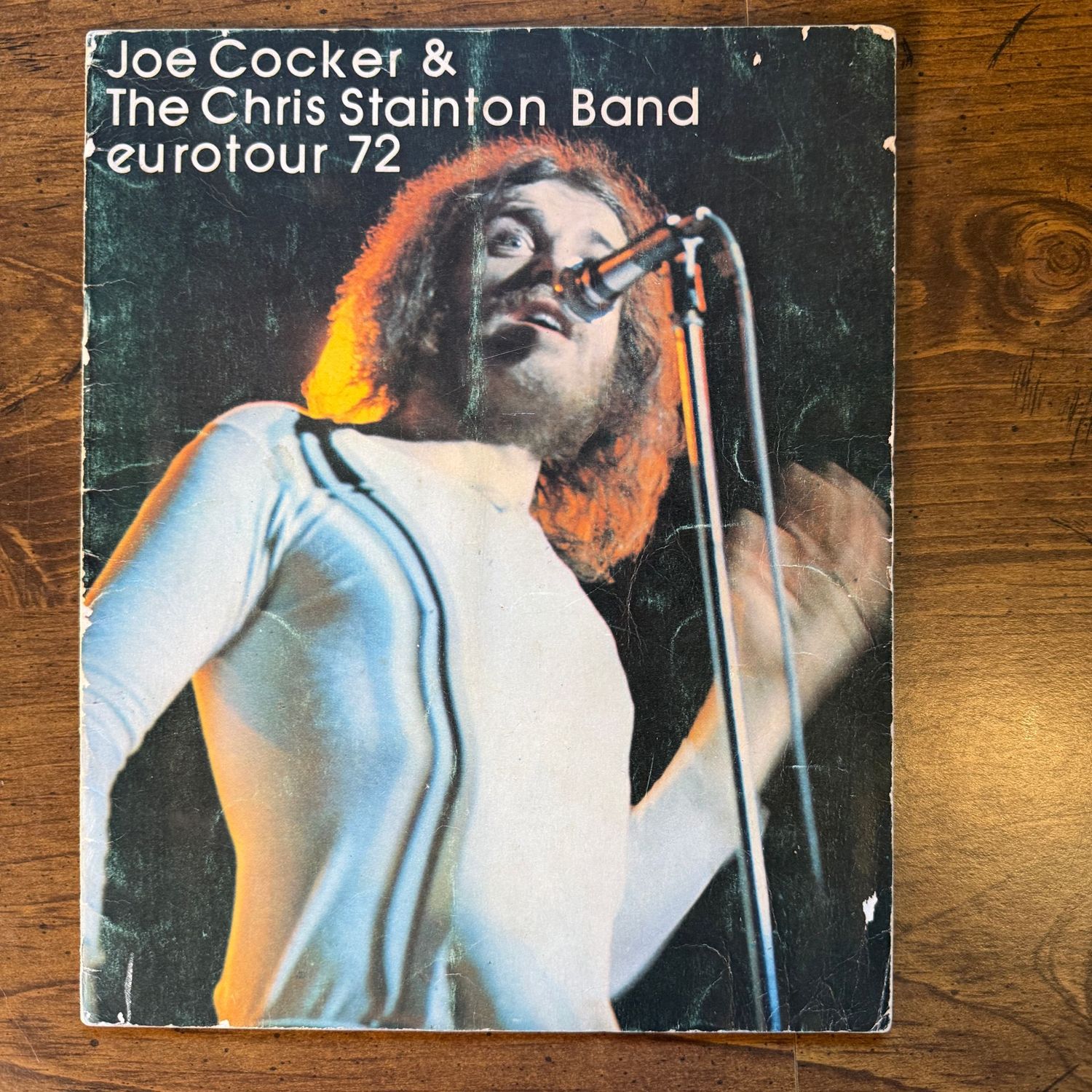 Joe Cocker & The Christ Stainton Band Eurotour 1972 program