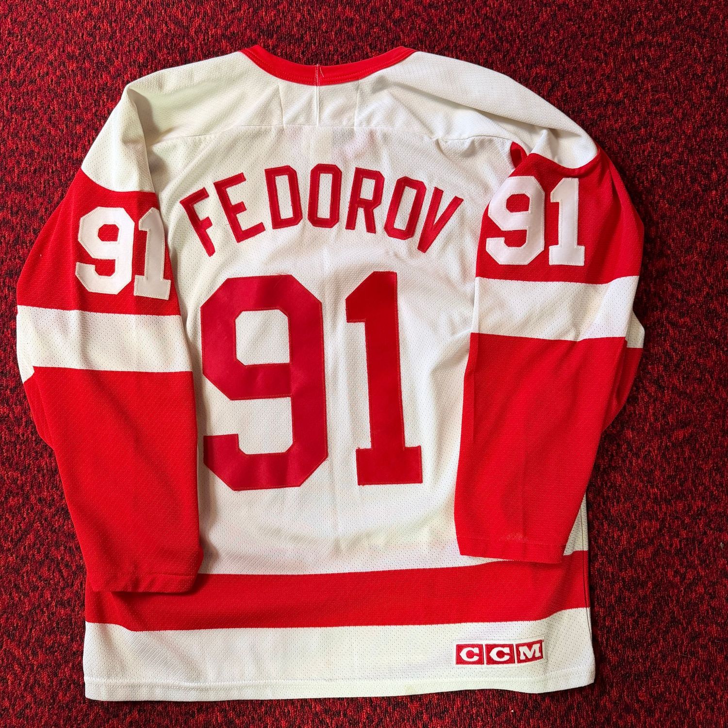 Red Wings Federov jersey size M