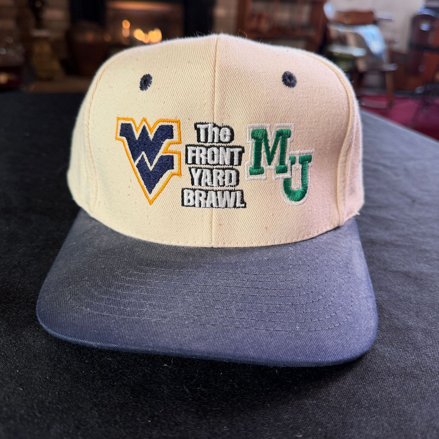 The Front Yard Brawl WVU Marshall baseball hat, slightly dusty, like new otherwise