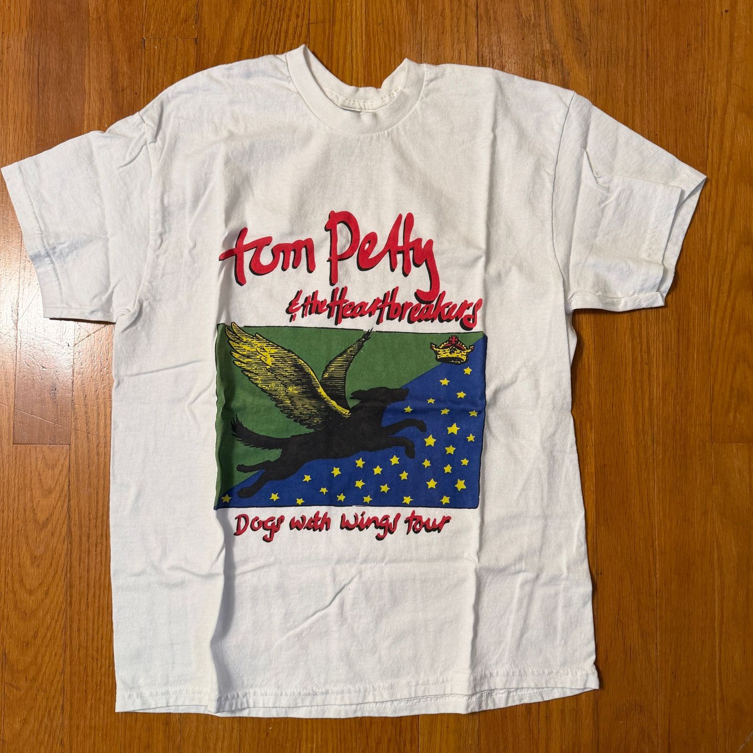 Tome Petty & the Heart Breakers Dogs with Wings Tour T-Shirt, size M