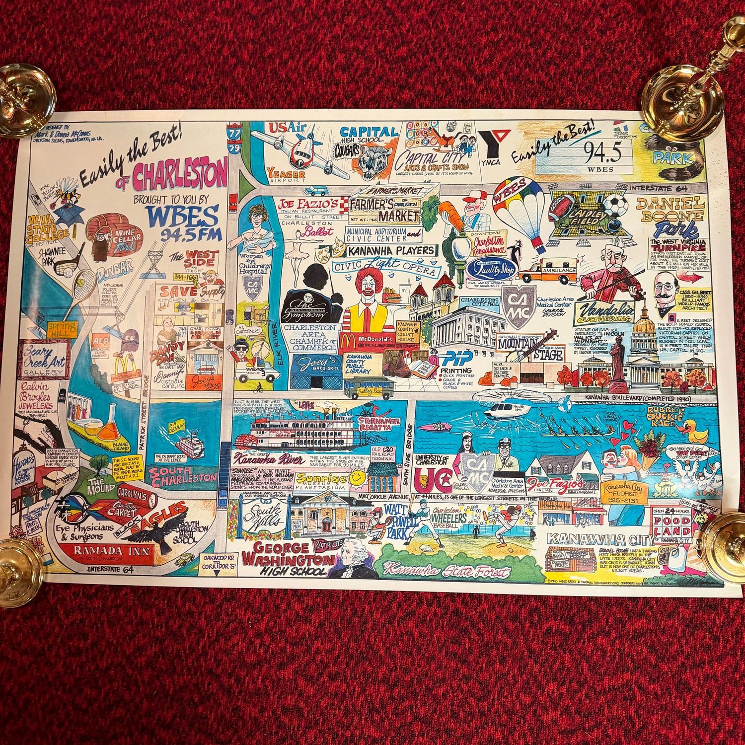 Poster #14 Charleston advertising, 23" x 34"