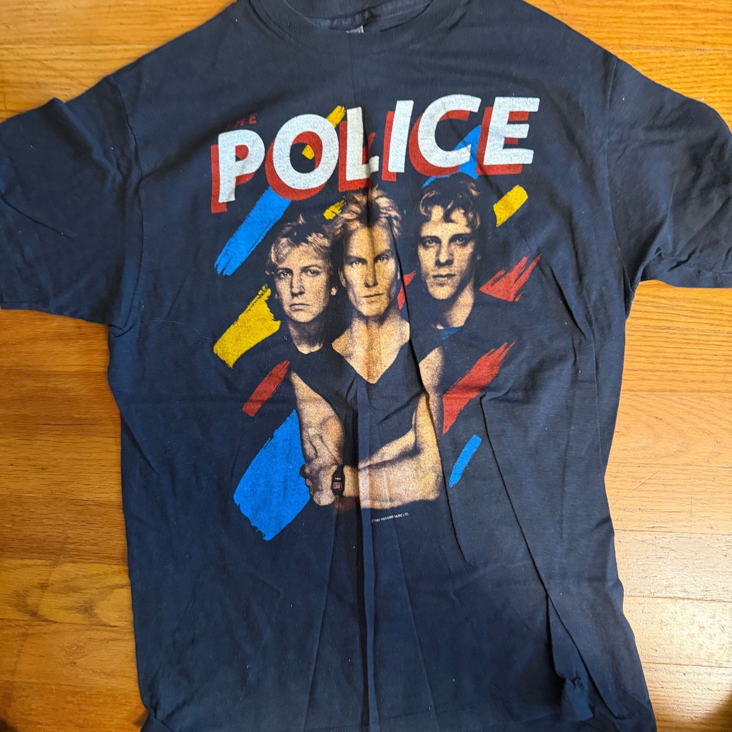 The Police Synchronicity t-shirt, size L