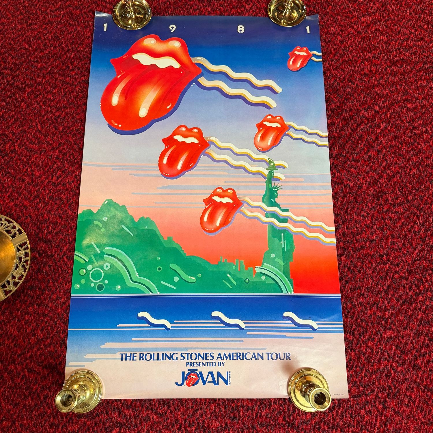 Poster #13 Rolling Stones American Tour 35" x 22"