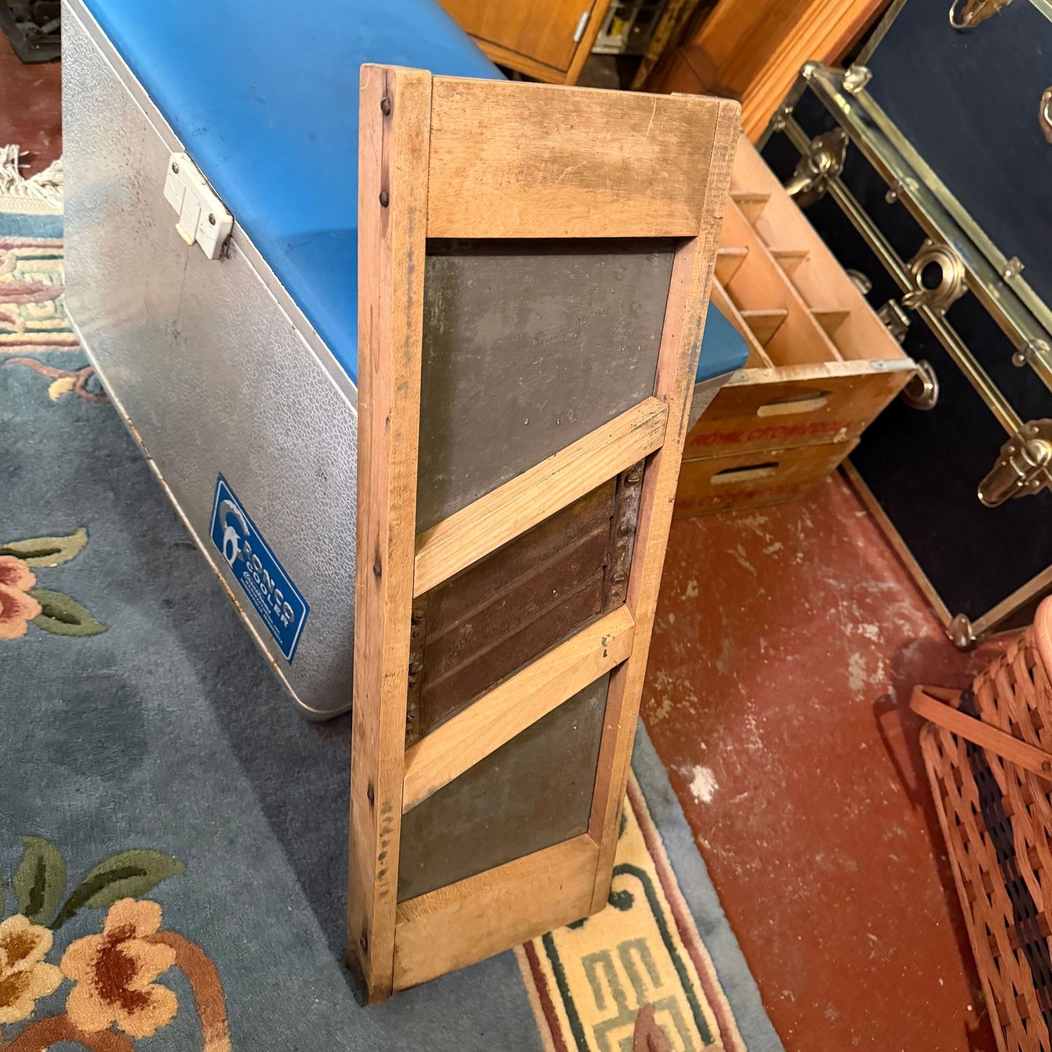 Vintage long food slicer, 26"