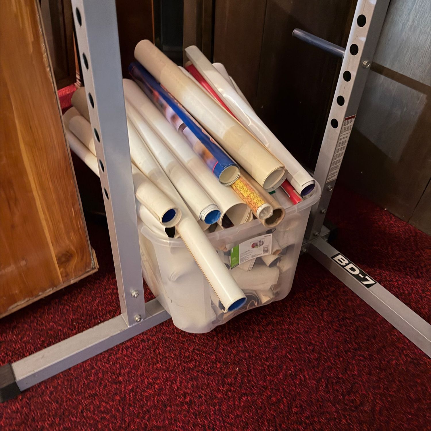 Large Mystery tote filled with WVU sports schedule/calendar posters (unused) and other similar posters