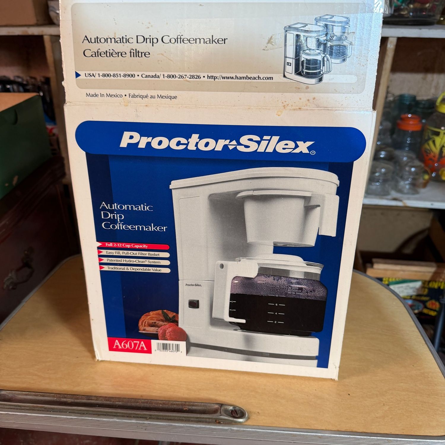 Protor Silex 12-cup coffee maker, unopened in box