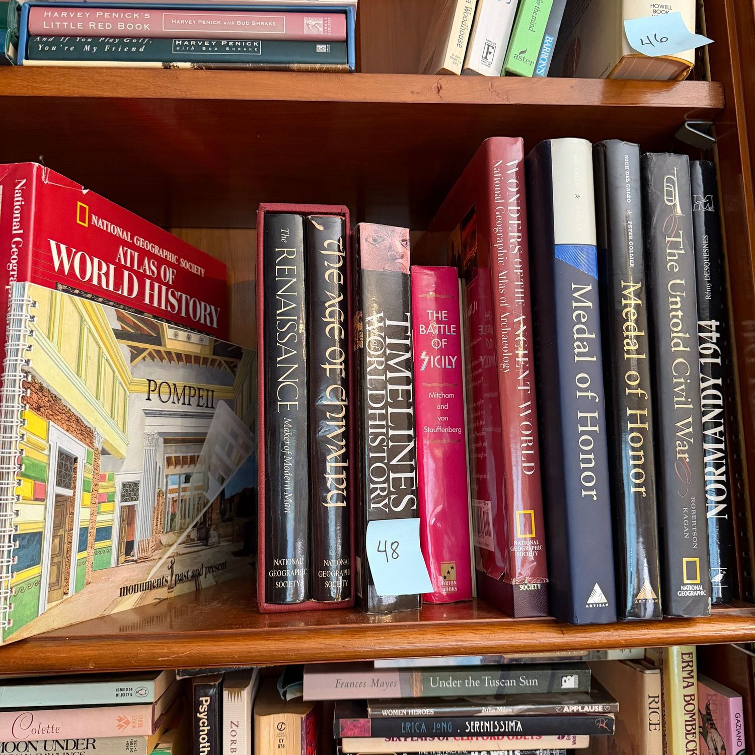 Book lot #48, History including Renaissance, Ancient World