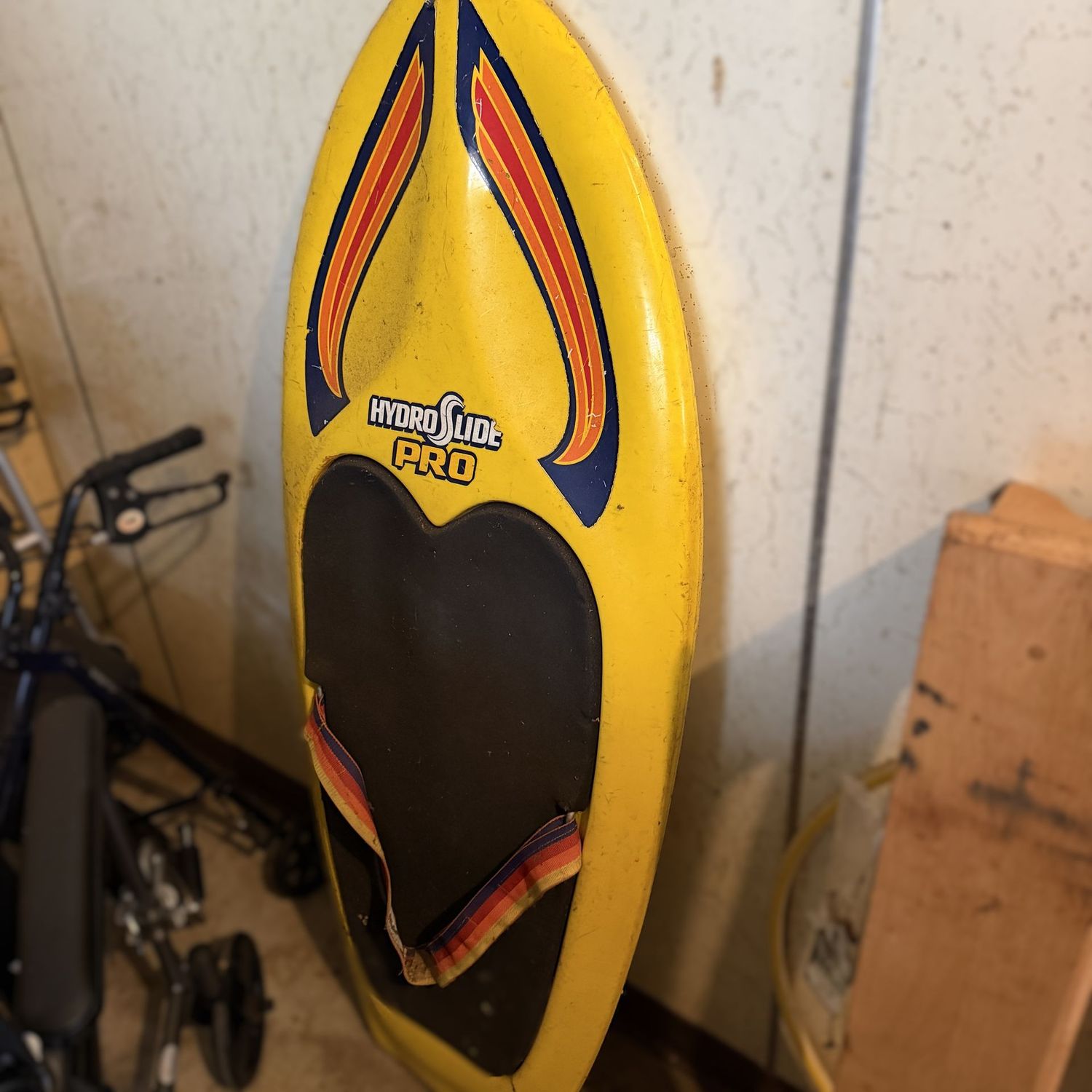 Vintage HydroSlide Pro knee board, some wear, 52"L