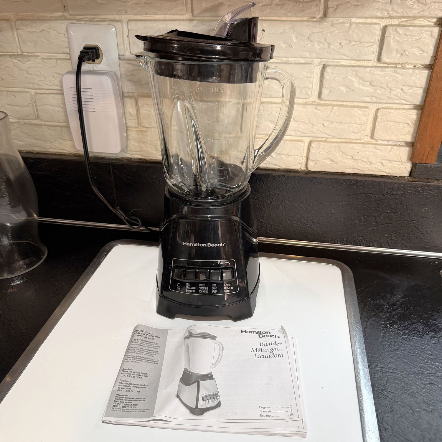 Hamilton Beach blender, works on test