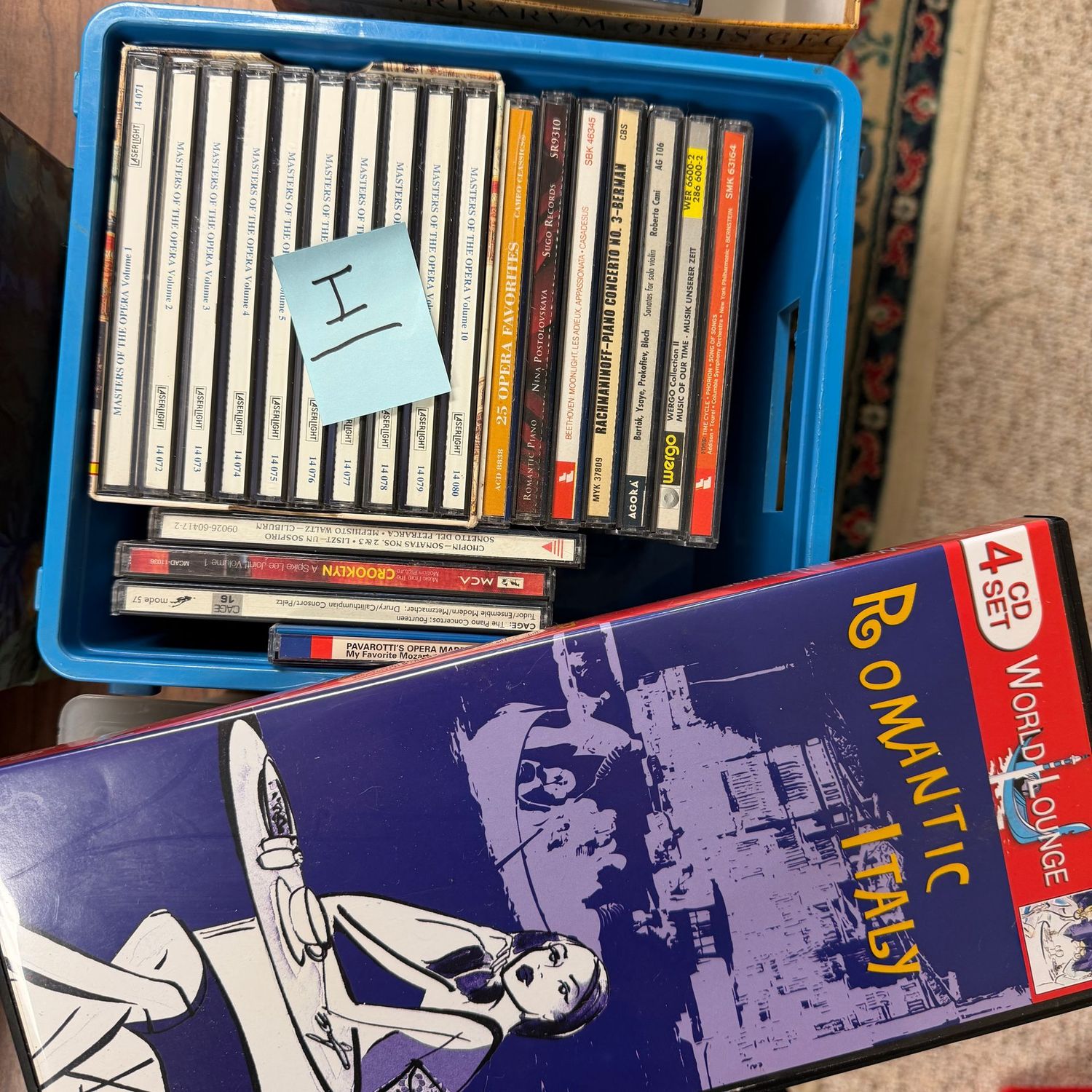 Music CDs (I), including Romantic Italy, Masters of the Opera