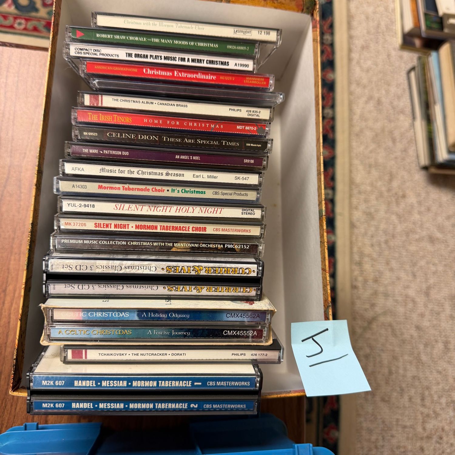 Music CDs (J), variety of Christmas Music CDs (J), variety of Christmas