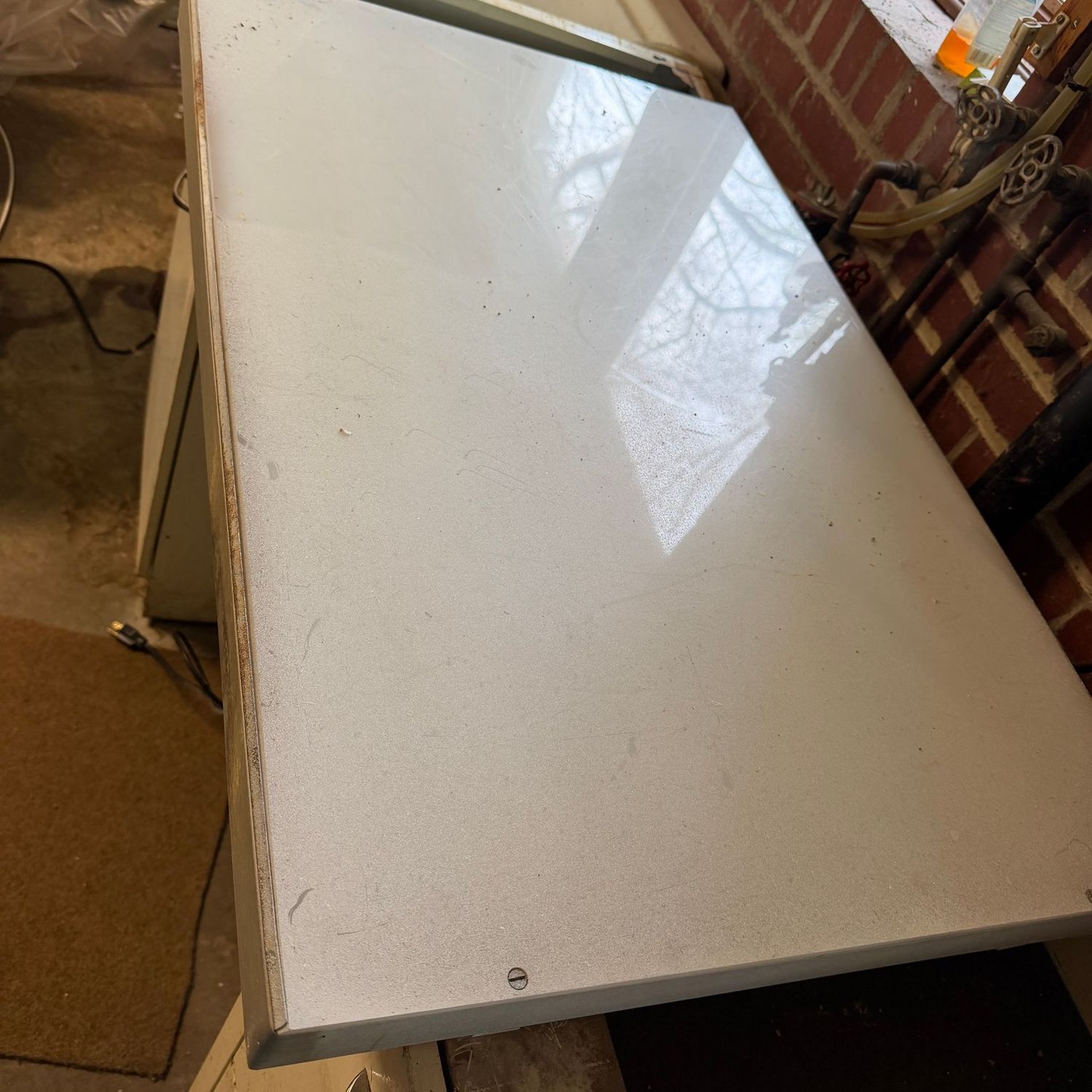 Seerite portable tracing box, some paint film on the surface, 35" x 23" (This item is heavy and in the lower level)