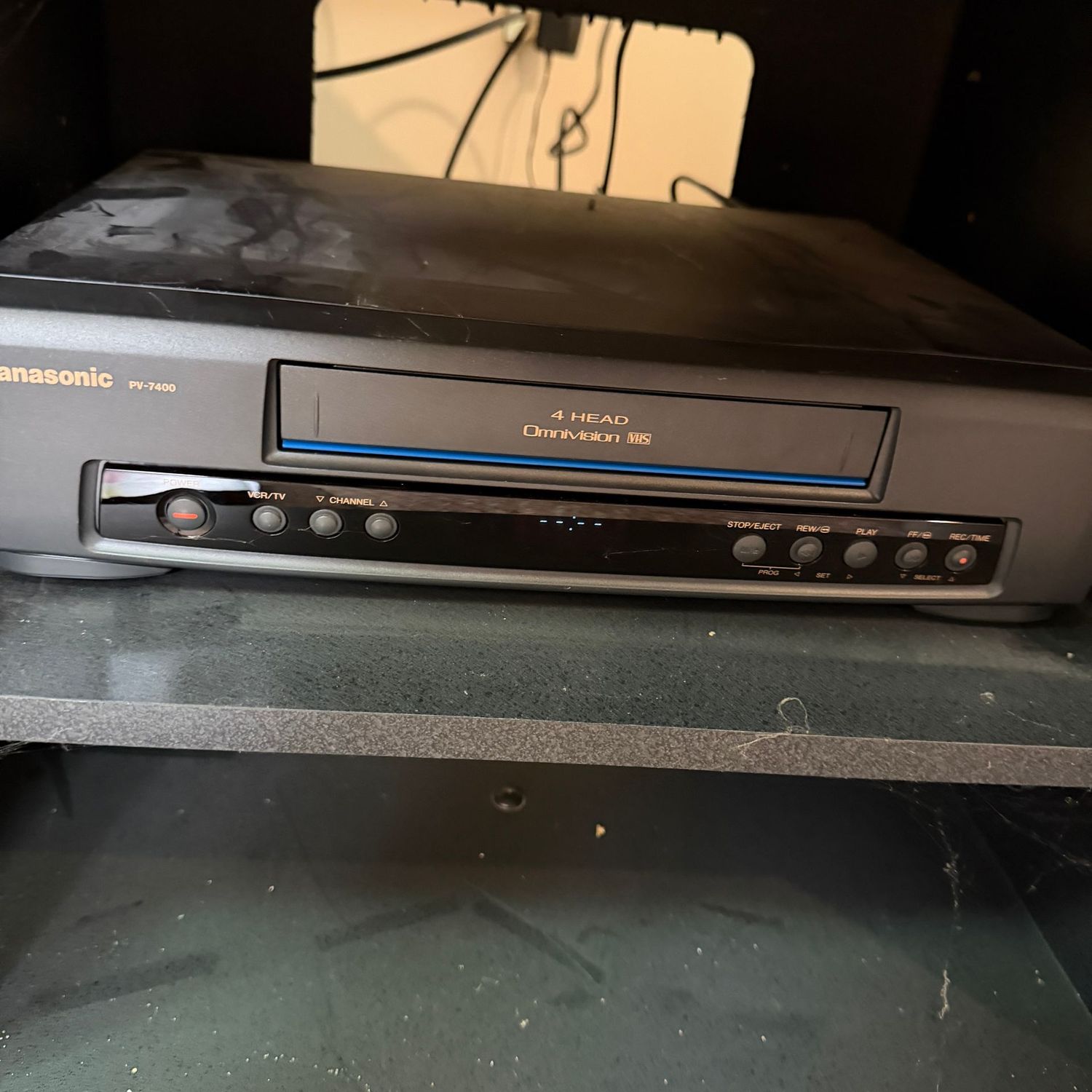 Panasonic VHS player, not fully tested Panasonic VHS player, not fully tested