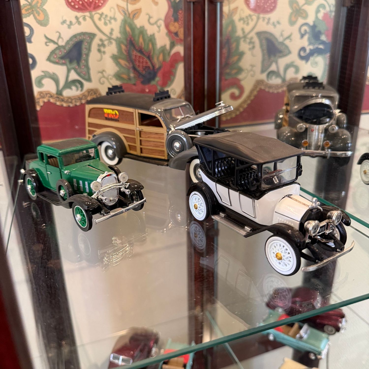 Three model cars and Pro Hardware truck, the largest is 7 Three model cars and Pro Hardware truck, the largest is 7"L