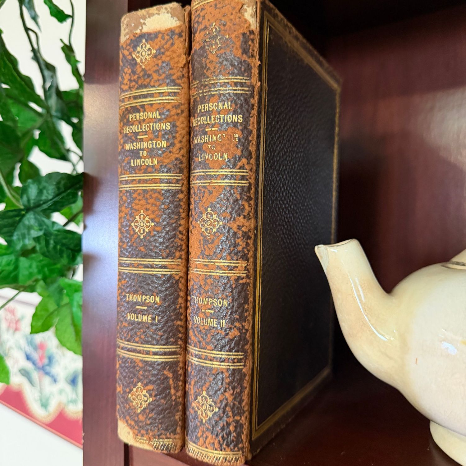 Personal Recollections of Lincoln by Thompson, 1884, volume I and II