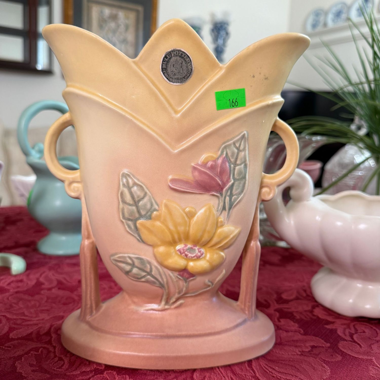 Lot #166, Hull Pottery wildflower vase #7, 8 1/2 Lot #166, Hull Pottery wildflower vase #7, 8 1/2"
