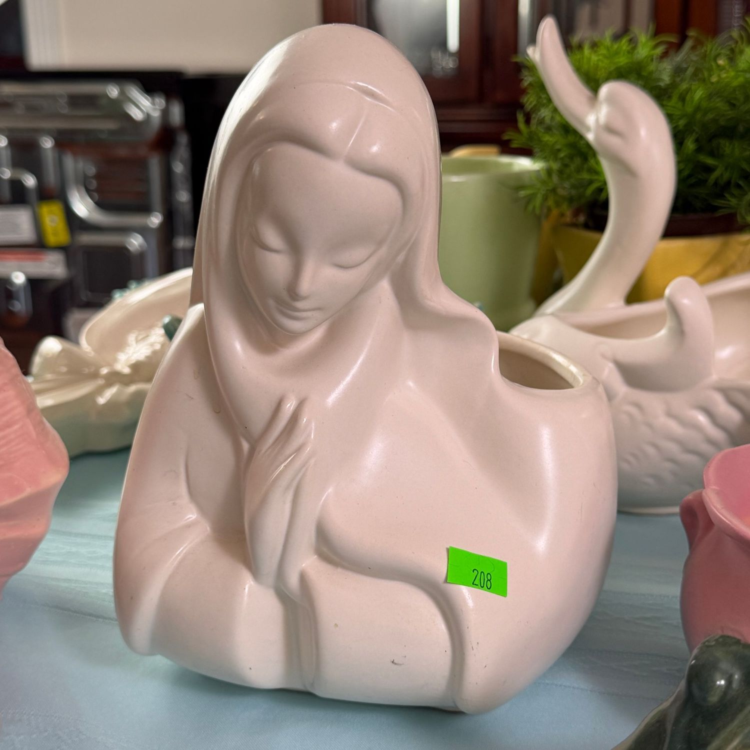 Lot #208, Hull pottery Madonna planter, F61, 7.5"
