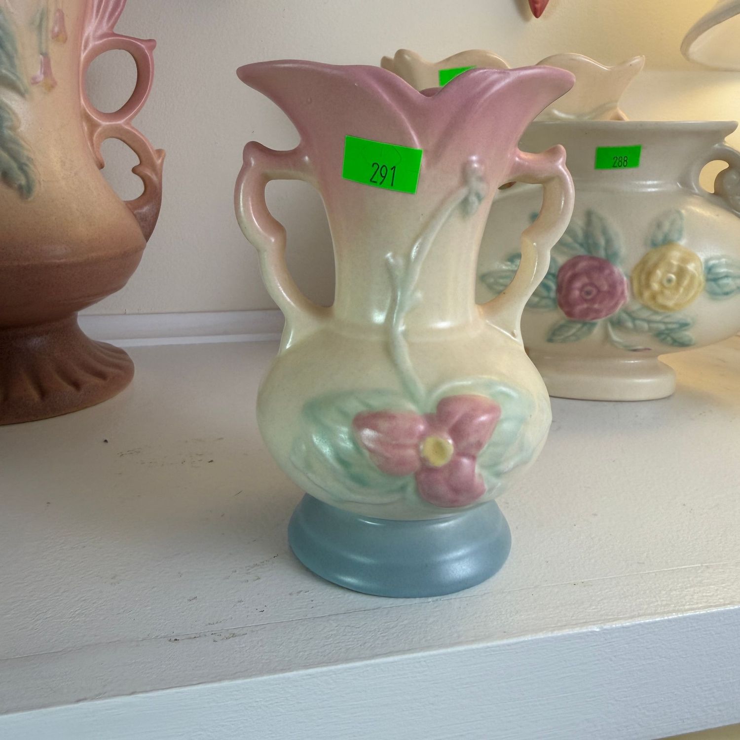 Lot #291, Hull pottery wildflower vase, 5 1/2 Lot #291, Hull pottery wildflower vase, 5 1/2"