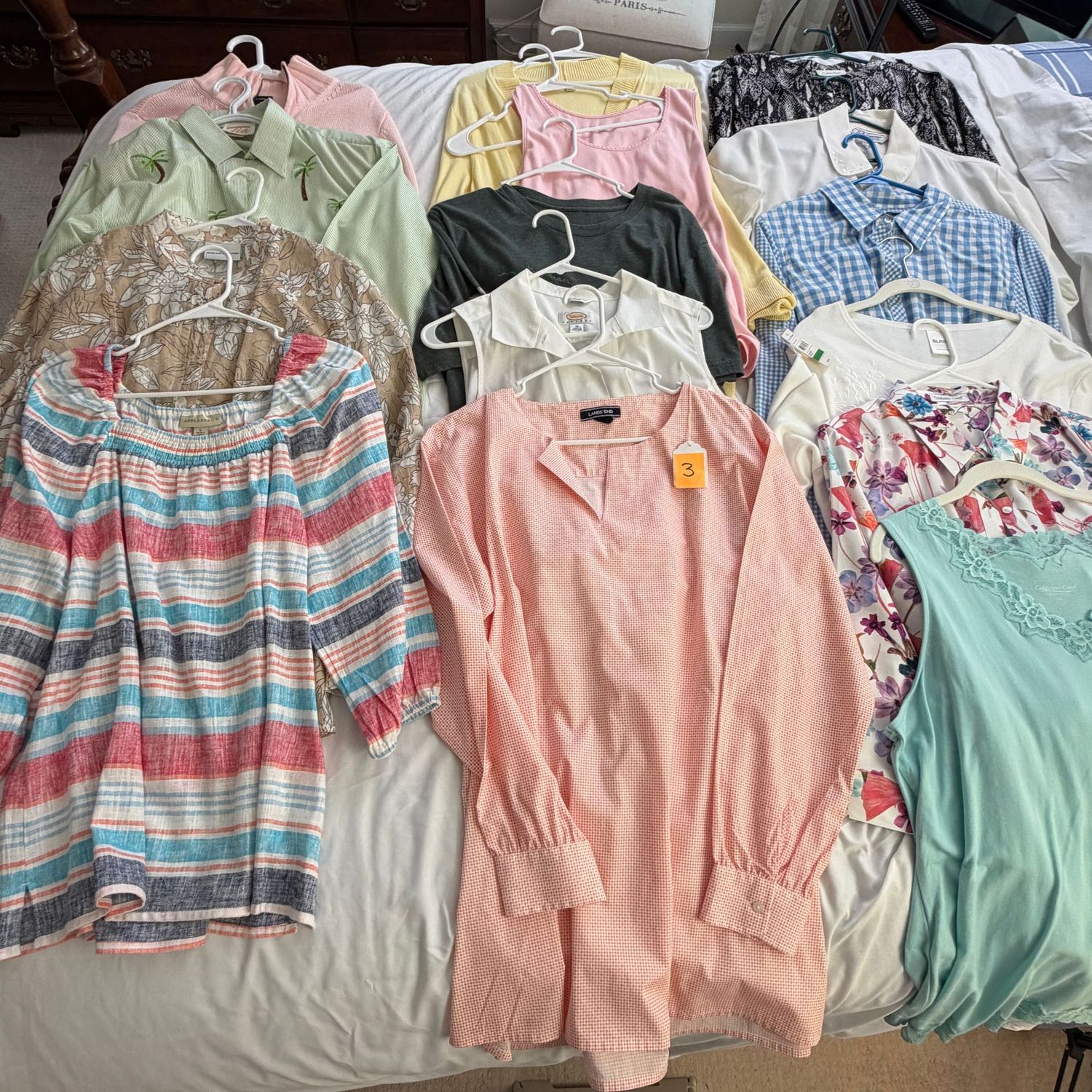 Ladies' Tops Size L Group #3, beautiful colors and styles