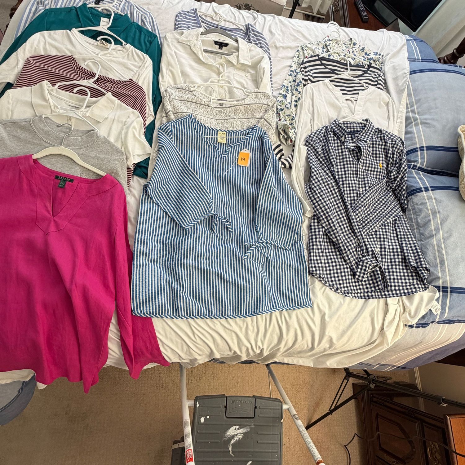 Ladies' Tops Size L Group #19, variety of styles
