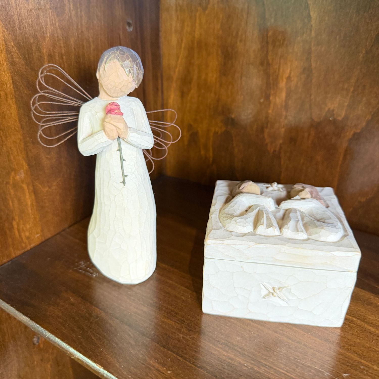 Willow tree 5-6" angel and trinket box