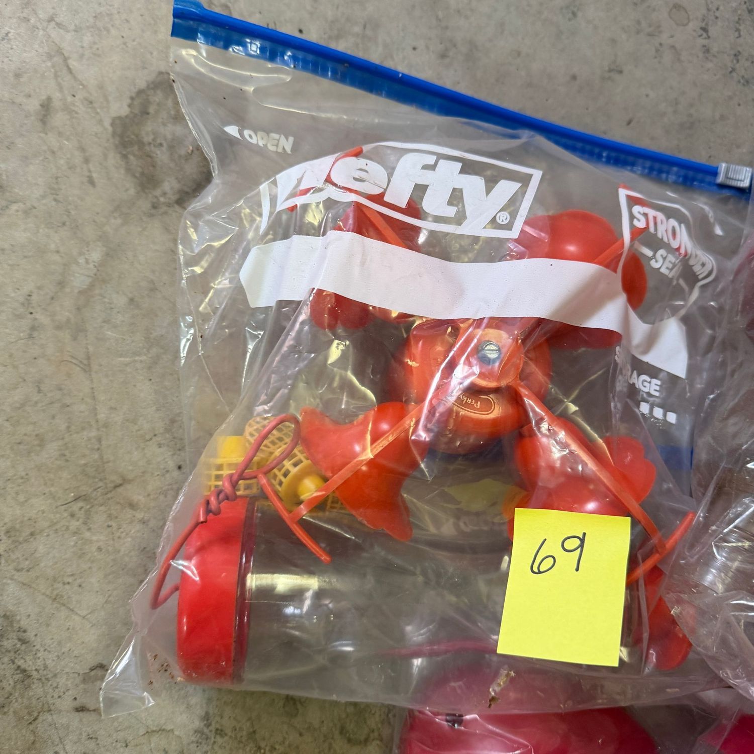 Lot #69, plastic hummingbird feeders, used