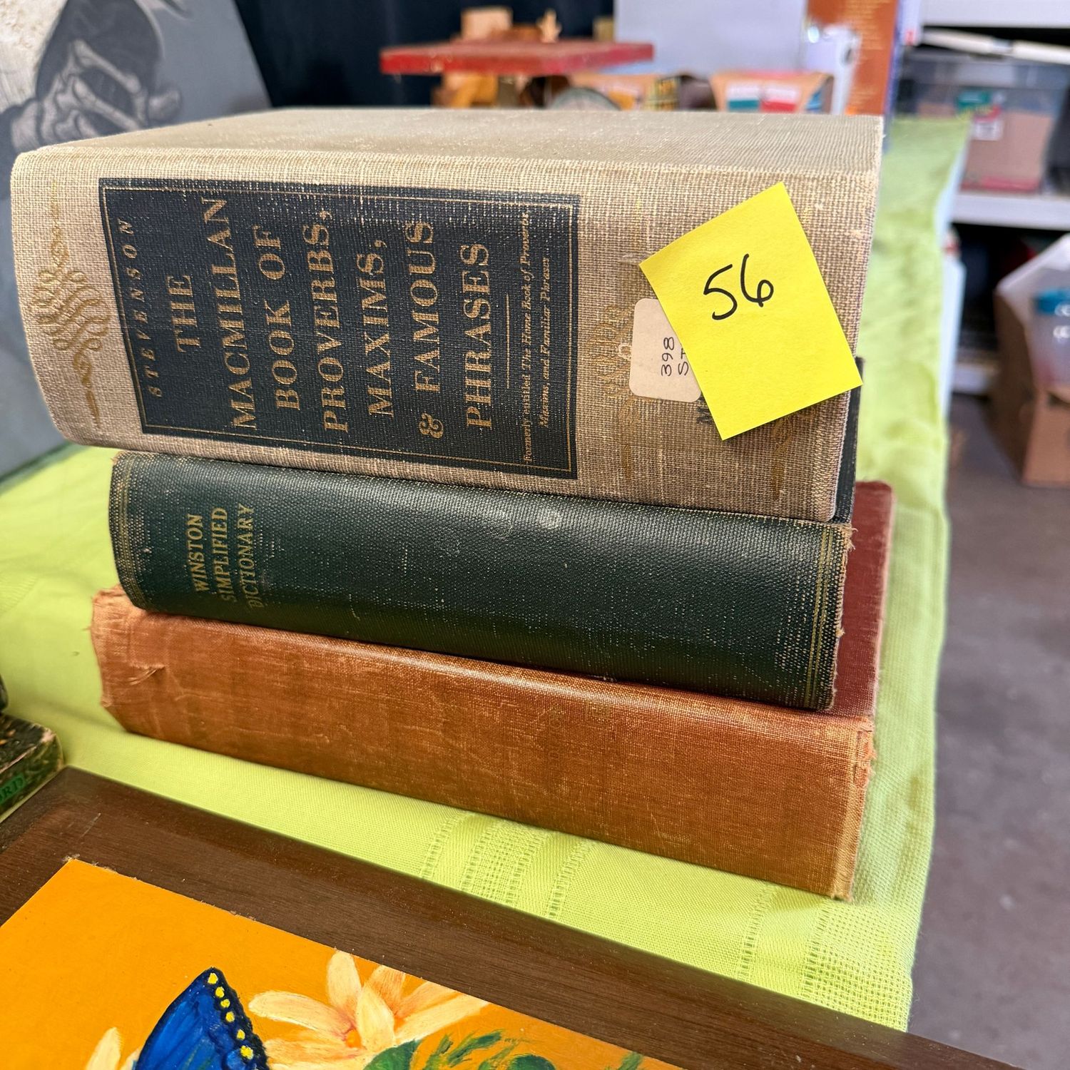 Lot #56, books including dictionaries Lot #56, books including dictionaries