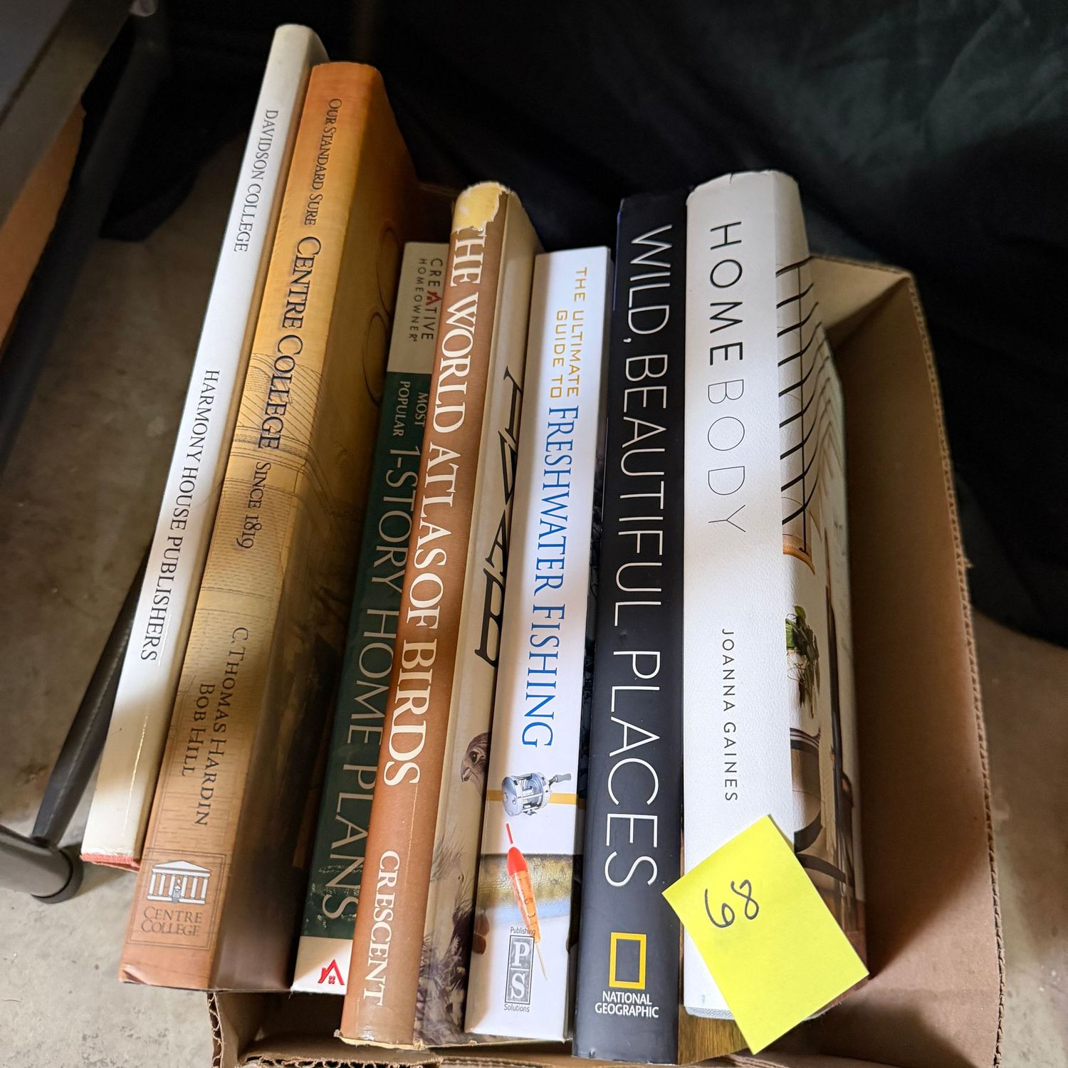 Lot #68, box of large books, including The World Atlas of Birds Lot #68, box of large books, including The World Atlas of Birds