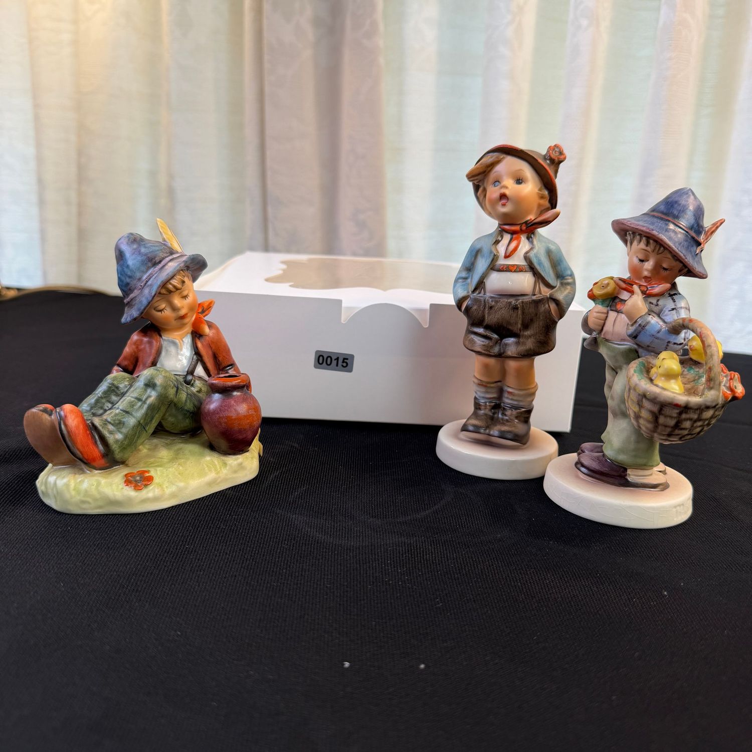 Hummel boy figurines, the tallest is 5.5 Hummel boy figurines, the tallest is 5.5", S0015