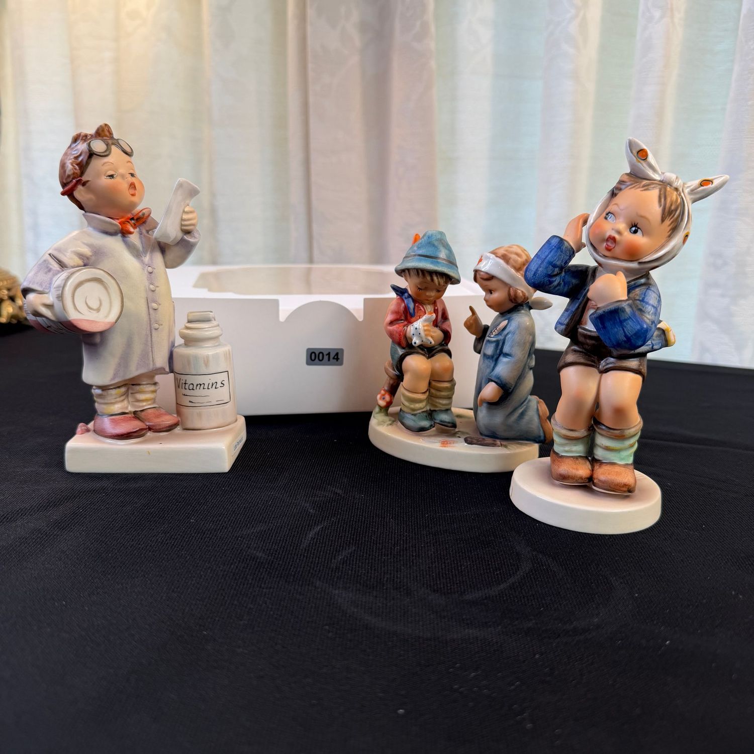 Hummel medical figurines, the tallest is 5.5", S0014