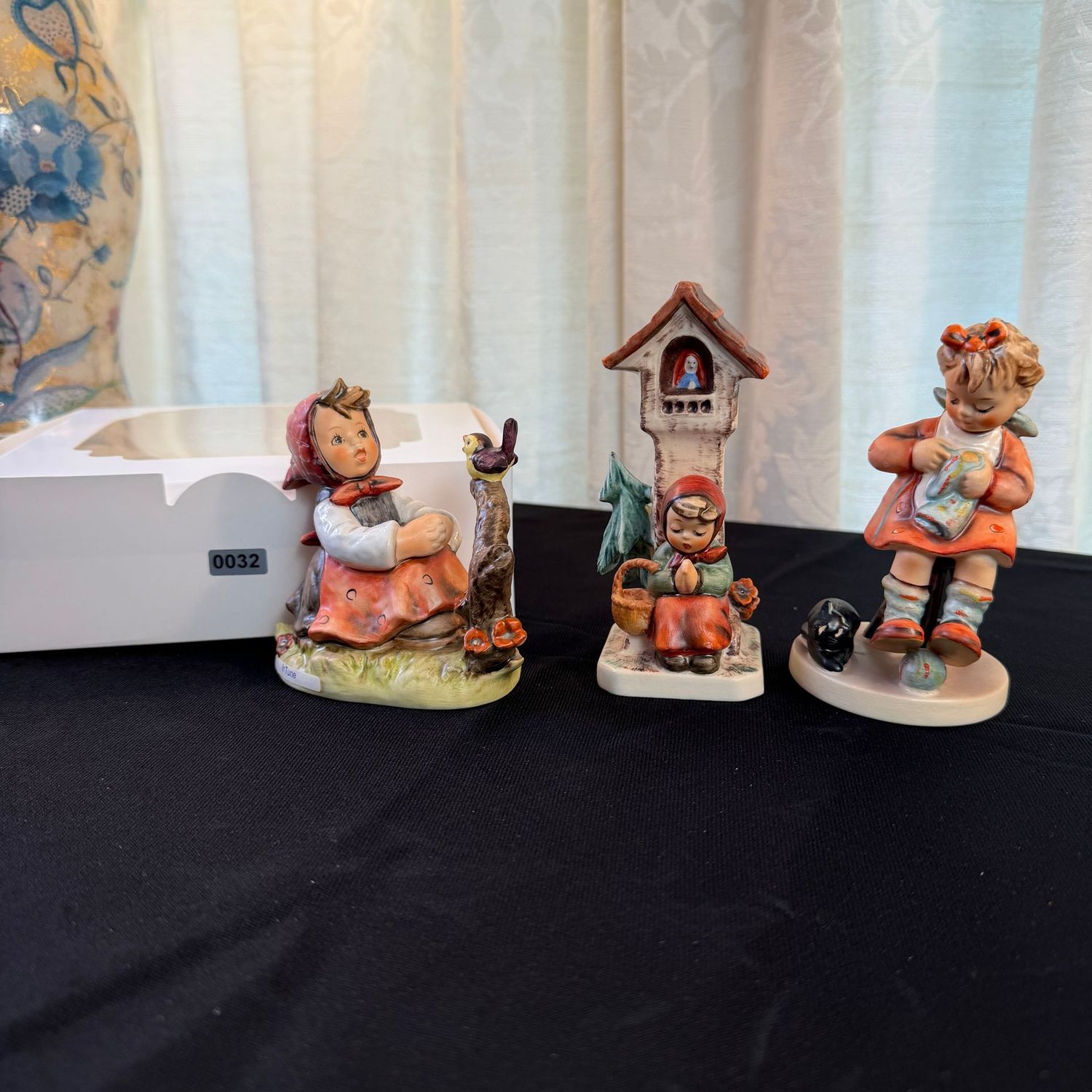Three large Hummels, the tallest is 5.25", S0032