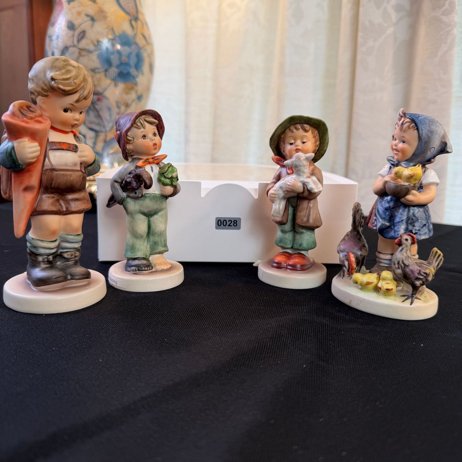 Hummel figurines, the tallest is 5.5"H, S0028