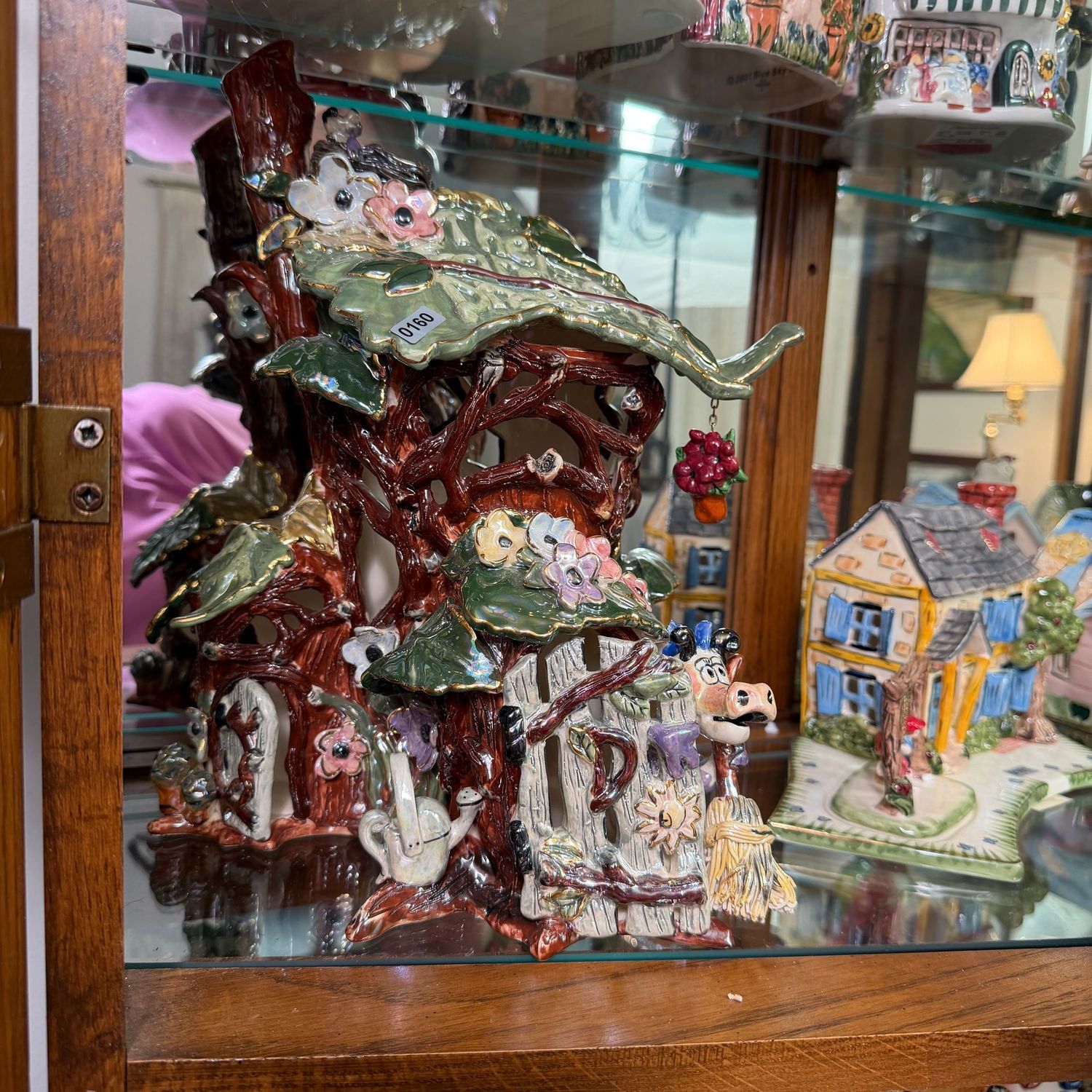 Blue Sky Clayworks Garden Dragons house, 11" x 9"W, S0160