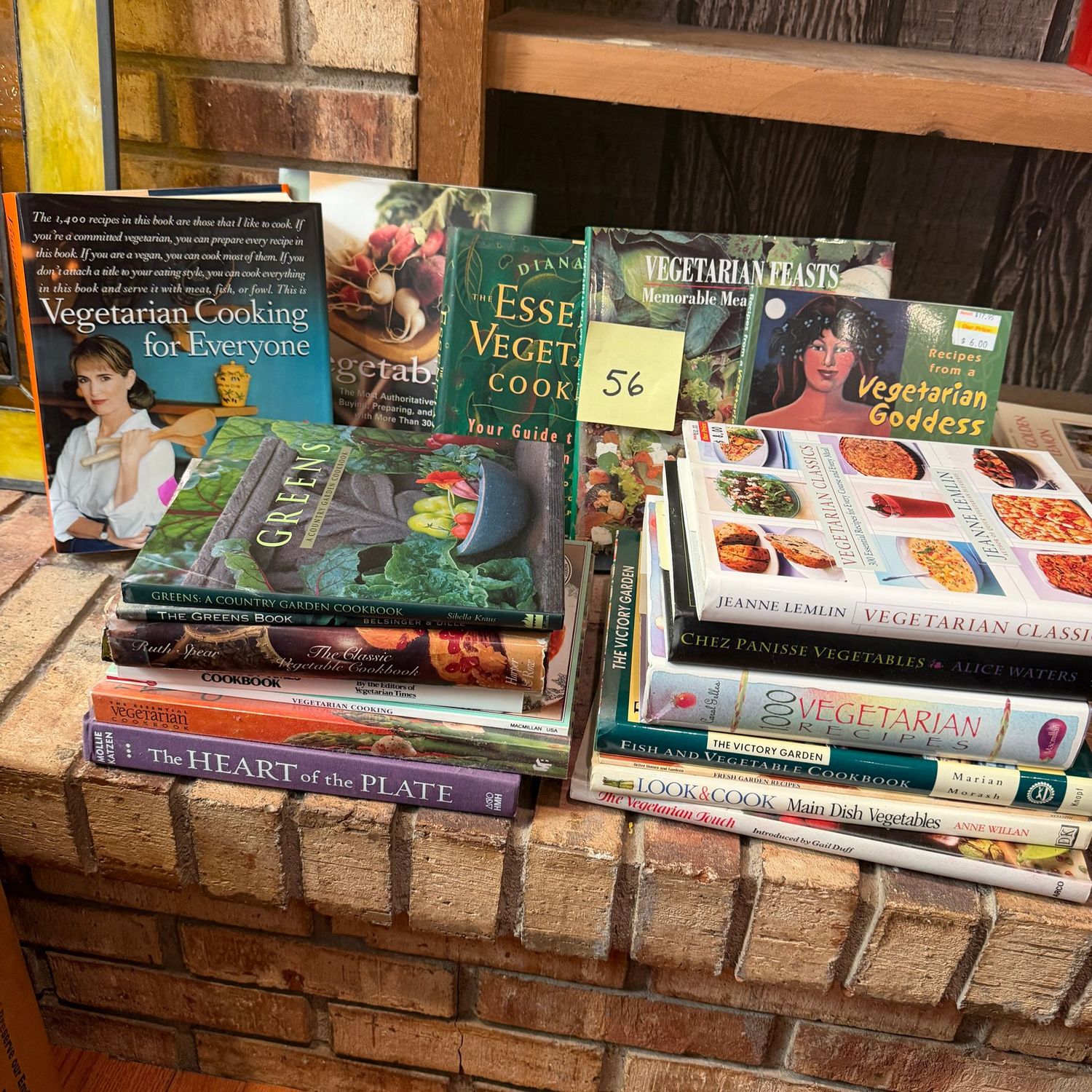 Box Lot (Packed - approx. 30 lbs. in box) cookbooks, 56, mostly vegetarian Box Lot (Packed - approx. 30 lbs. in box) cookbooks, 56, mostly vegetarian