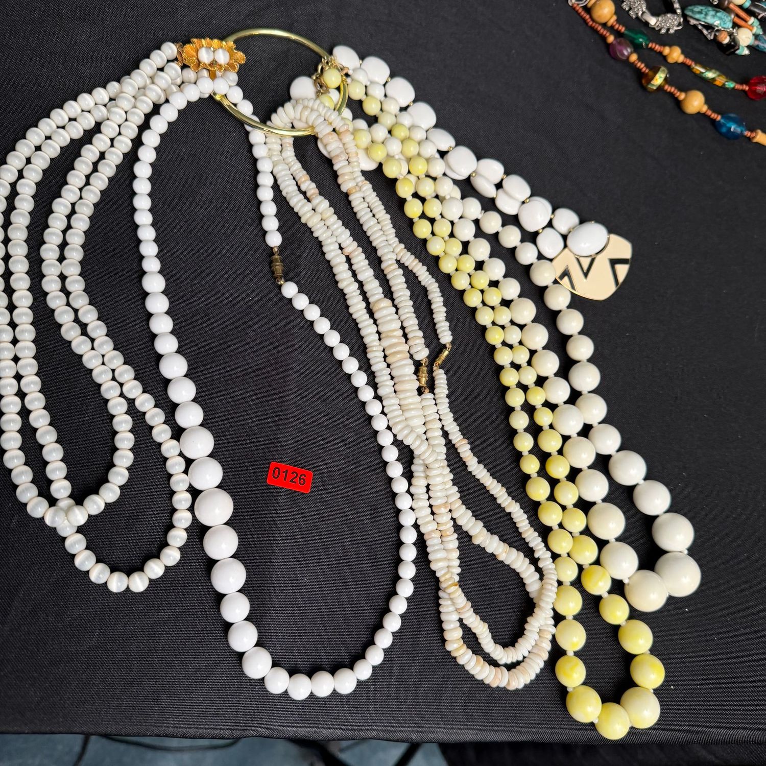 Jewelry Lot R0126, lovely group of beaded necklaces, some vintage Jewelry Lot R0126, lovely group of beaded necklaces, some vintage