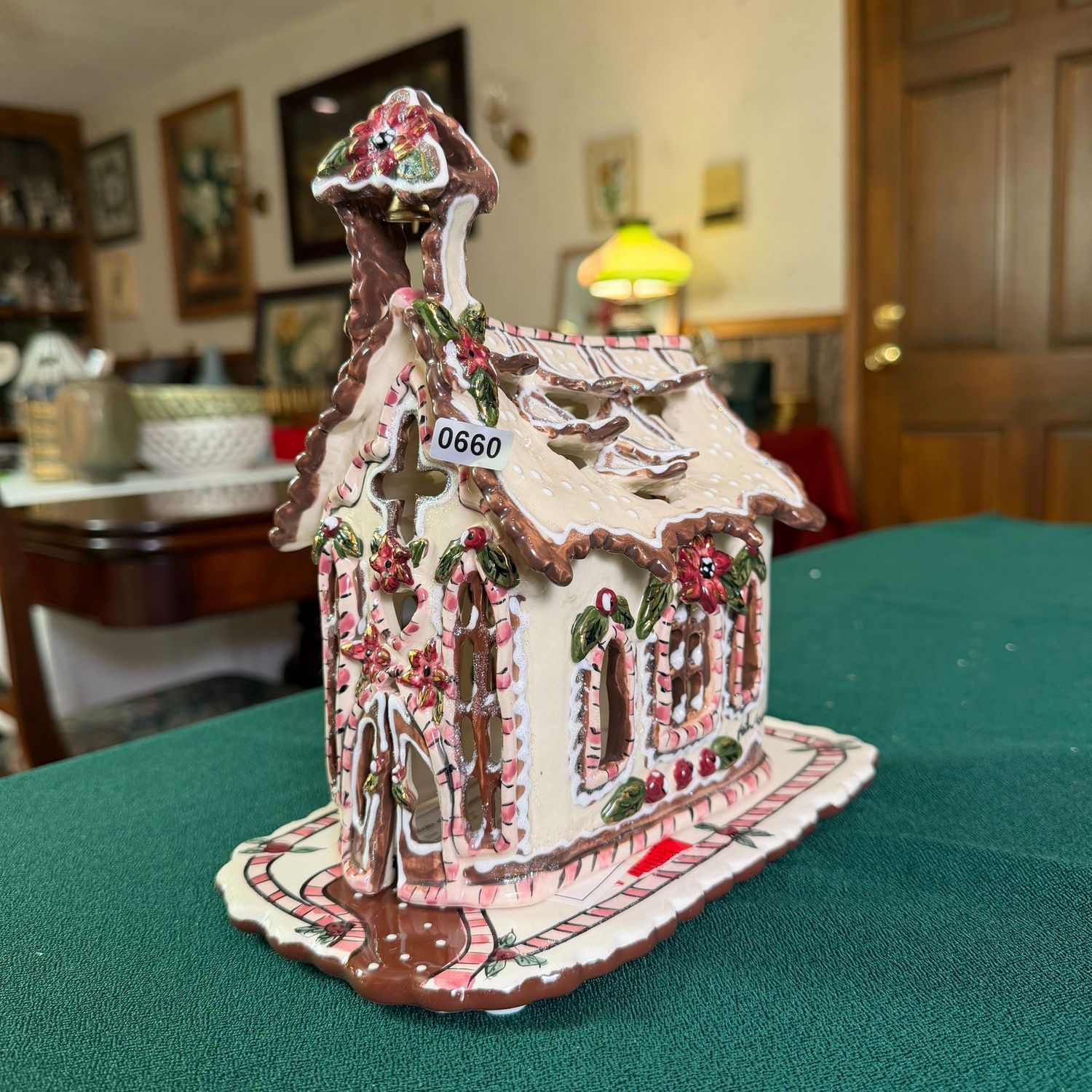 Blue Sky Clayworks S0660 Gingerbread Kingdom Church, 8"H