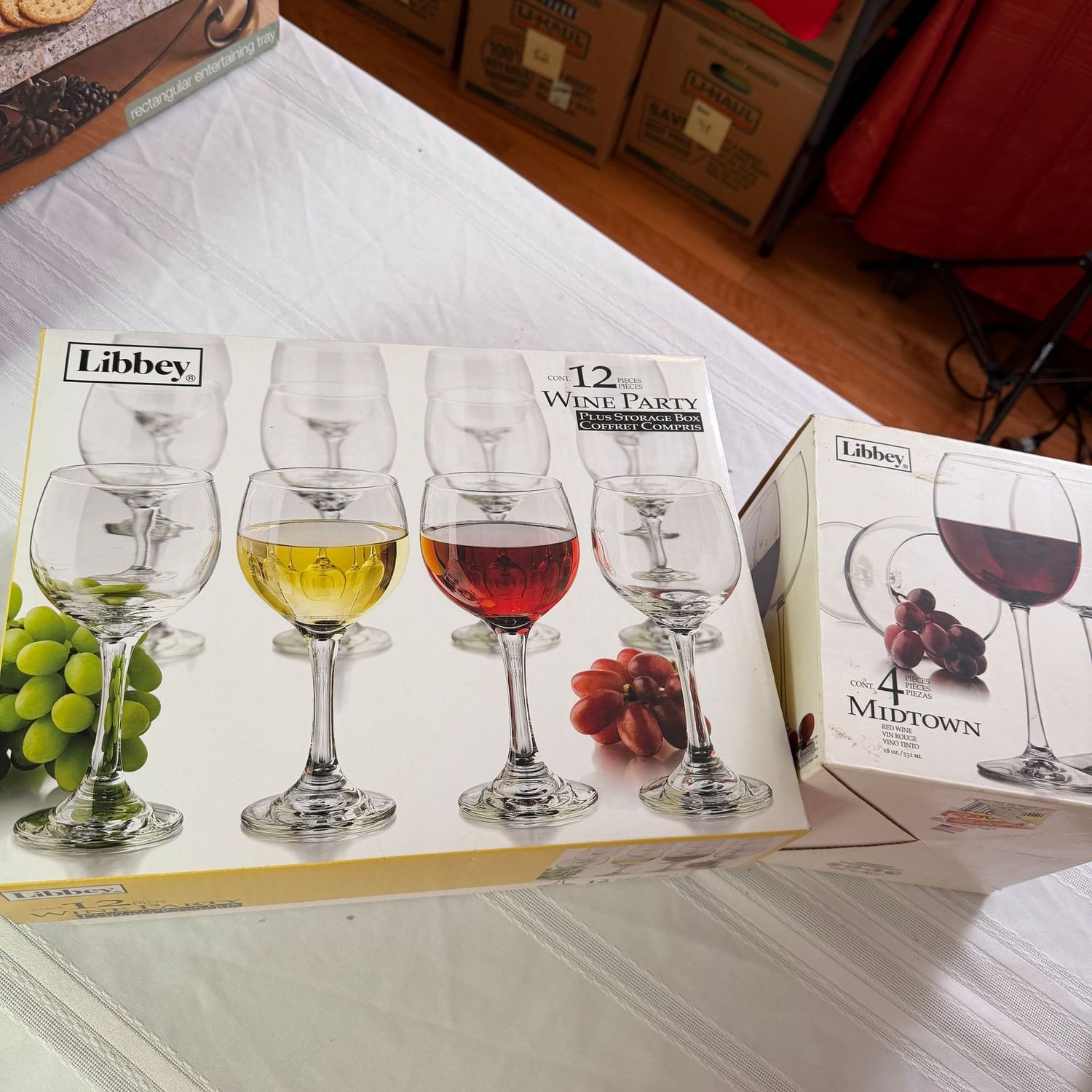 Two boxes of Libbey glasses, S0712 Two boxes of Libbey glasses, S0712