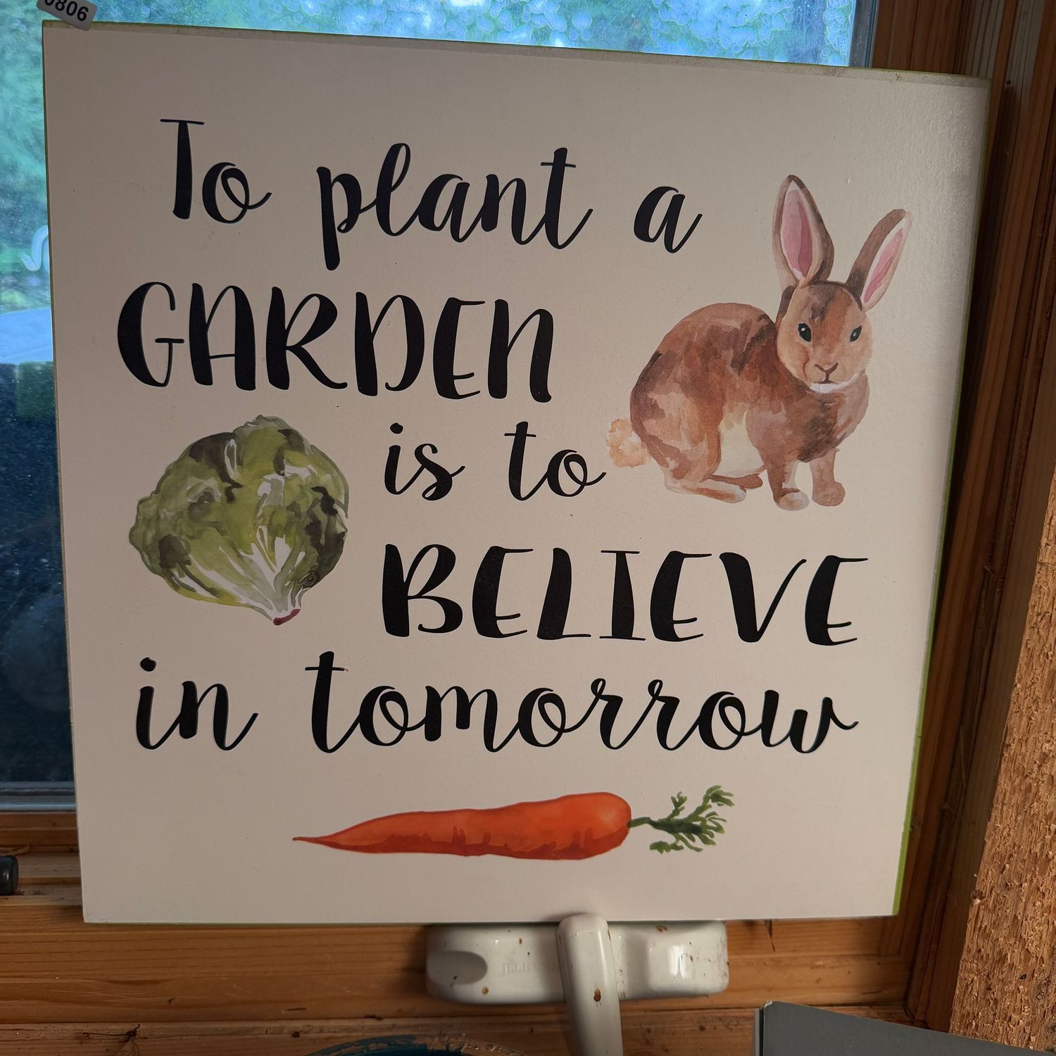 To Plant a Garden wall plaque, 14 To Plant a Garden wall plaque, 14" x 14", S0806