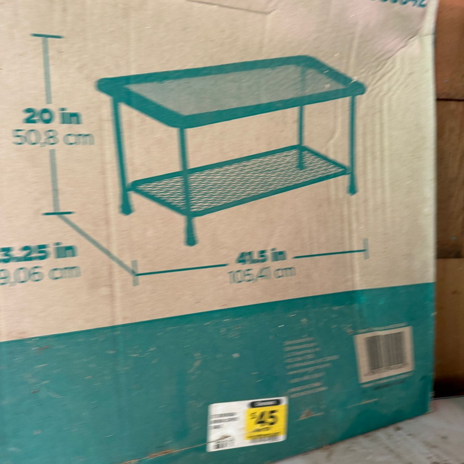 Severton Garden Treasures woven coffee table in box, 20 Severton Garden Treasures woven coffee table in box, 20"H 23.25"W x 41.5"L