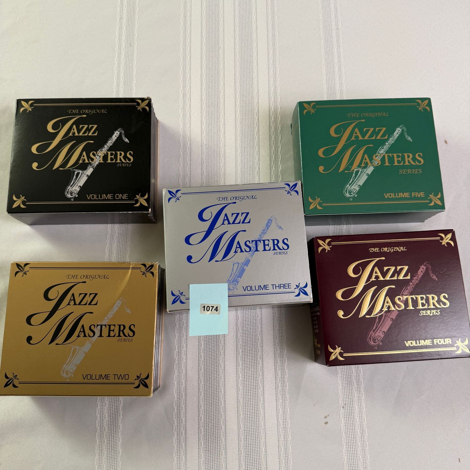 Five-volume set of Jazz Masters CDs, S1074 Five-volume set of Jazz Masters CDs, S1074